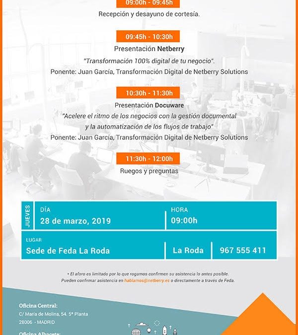 Jornada ‘Oficina sin Papeles’ en La Roda