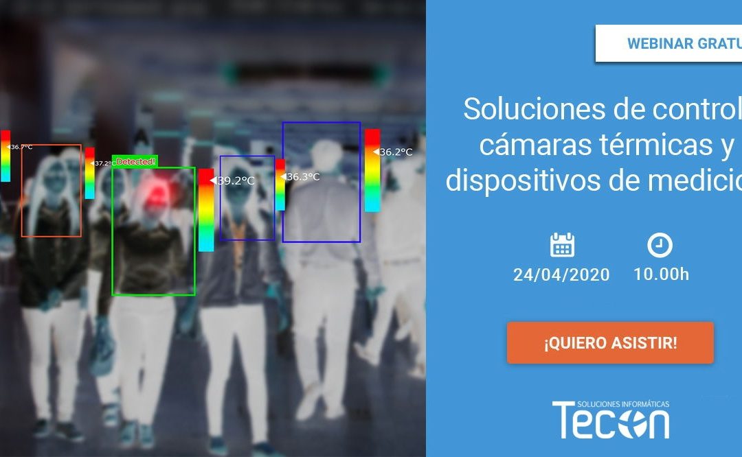 Tecon organiza un webinar sobre cámaras termográficas y dispositivos de medición