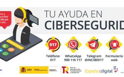 Servicio ‘Tu ayuda en ciberseguridad’ de INCIBE