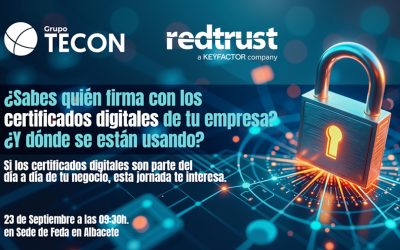 El Grupo Tecon organiza una jornada especializada sobre los certificados digitales